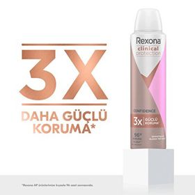 Rexona Clinical Protection Confidence Antiperspirant 150 ml Kadın Sprey Deodorant