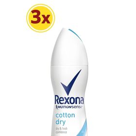 Rexona Cotton Dry 150 ml 3'lü Kadın Sprey Deodorant