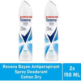 Rexona Cotton Dry 2x150 ml Kadın Deodorant Sprey