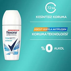 Rexona Cotton Dry 2x50 ml Üstün Koruma Kadın Deodorant Roll On