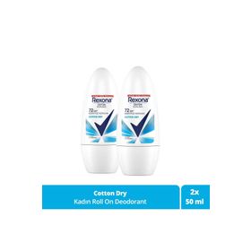Rexona Cotton Dry 2x50 ml Üstün Koruma Kadın Deodorant Roll On