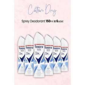 Rexona Cotton Dry 6x150 ML Kadın Deodorant Sprey