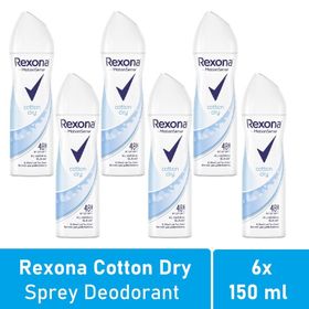 Rexona Cotton Dry 6x150 ML Kadın Deodorant Sprey