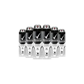 Rexona Erkek Invisible Black White 6x150 ml Deodorant