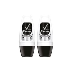 Rexona Erkek Invisible Black&White 2x50 ml Roll-On