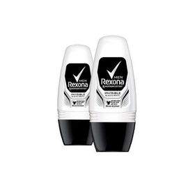 Rexona Erkek Invisible Black&White 2x50 ml Roll-On