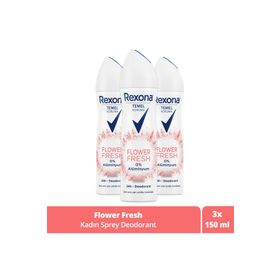 Rexona Flower Fresh Musk 3x150 ml Kadın Deodorant