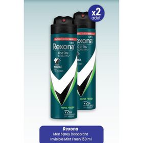Rexona Fresh Mint 2x150 ml Erkek Sprey Deodorant