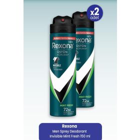 Rexona Fresh Mint 2x150 ml Erkek Sprey Deodorant