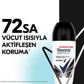 Rexona Invisible 50 ml Üstün Koruma 72 Saat Kesintisiz Koruma Kadın Deodorant Roll On