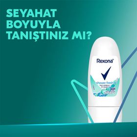 Rexona Invisible 50 ml Üstün Koruma 72 Saat Kesintisiz Koruma Kadın Deodorant Roll On
