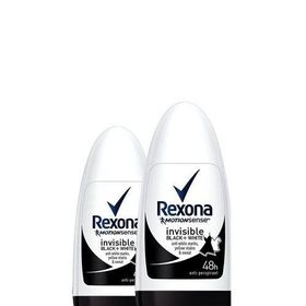 Rexona Invisible Black White 2x50 ml Kadın Roll-On