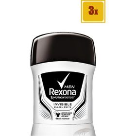 Rexona Invisible Black White 3x50 ml Erkek Stick Deodorant