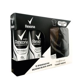 Rexona Invisible Black White Clothes 2x150 ml Erkek Deodorant