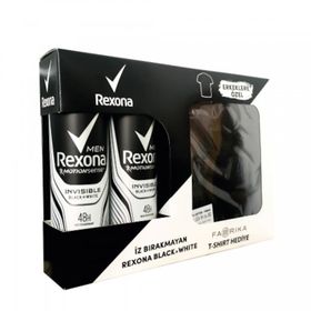 Rexona Invisible Black White Clothes 2x150 ml Erkek Deodorant