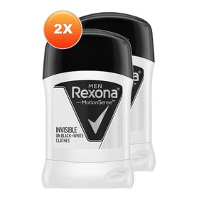 Rexona İnvisible Black White Ice Fresh 2x50 ml Erkek Stick Deodorant