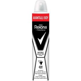 Rexona Invisible Black White Sprey 200 ml Men Deodorant