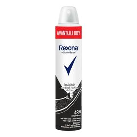 Rexona Invisible Black+White Antiperspirant 200 ml Kadın Sprey Deodorant