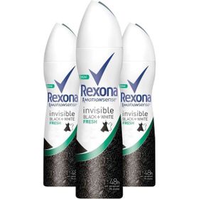 Rexona İnvisible Fresh 3x150 ml Kadın Sprey Deodorant