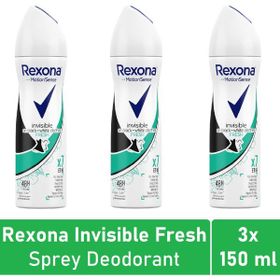 Rexona İnvisible Fresh 3x150 ml Kadın Sprey Deodorant