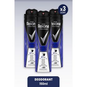Rexona Invisible Ocean Deep Men 3x150 ml Sprey Deodorant