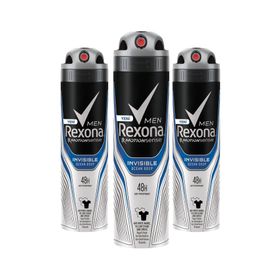 Rexona Invisible Ocean Deep Men 3x150 ml Sprey Deodorant
