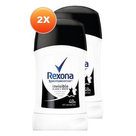 Rexona Invisible On Black White Kadın 2x40 ml Stick Deodorant