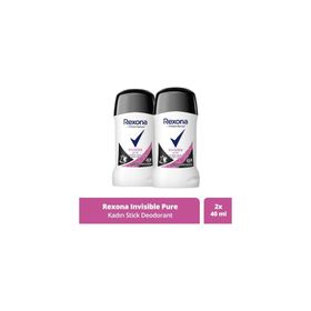 Rexona Invisible Pure 2x40 ML Stick Deodorant