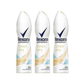 Rexona Linen Dry 3x150 ml Kadın Deodorant