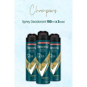 Rexona Men Champions 3x150 ml Sprey Deodorant