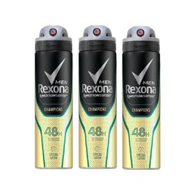 Rexona Men Champions 3x150 ml Sprey Deodorant