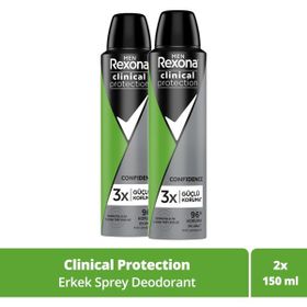 Rexona Men Clinical Protection 2x150 ml Erkek Deodorant