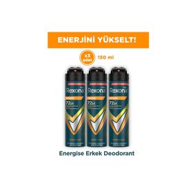 Rexona Men Energise Bergamot Amber 150 ml Erkek Sprey Deodorant
