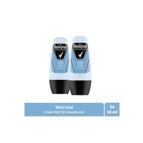 Rexona Men Erkek Xtra Cool 50 ml X2 Adet Roll On Deodorant