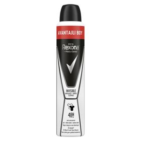 Rexona Men Invisible Black and White 200 ml Erkek Sprey Deodorant