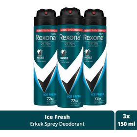 Rexona Men Invisible Ice Fresh 3x150 ml Erkek Deodorant