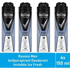 Rexona Men Invisible Ice Fresh 4x150 ml Deodorant