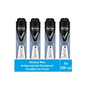 Rexona Men Invisible Ice Fresh 4x150 ml Deodorant
