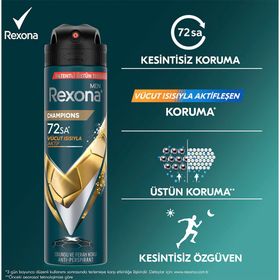 Rexona Men Üstün Koruma Champions Anti-Perspirant 150 ml Deodorant