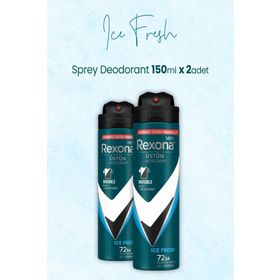 Rexona Men Üstün Koruma Invisible Ice Fresh 2x150 ml Sprey Deodorant