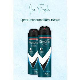 Rexona Men Üstün Koruma Invisible Ice Fresh 2x150 ml Sprey Deodorant