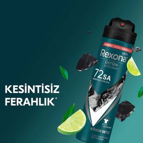 Rexona Men Üstün Koruma Kömür Detox 150 ml Sprey Deodorant