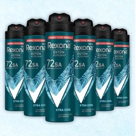 Rexona Men Üstün Koruma Kömür Detox 4x150 ml Sprey Deodorant