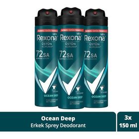 Rexona Men Üstün Koruma Ocean Deep 3x150 ml Sprey Deodorant