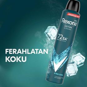 Rexona Men Xtra Cool 200 ml Erkek Sprey Deodorant ve Rexona Shower Fresh 2x200 ml Kadın Sprey Deodorant