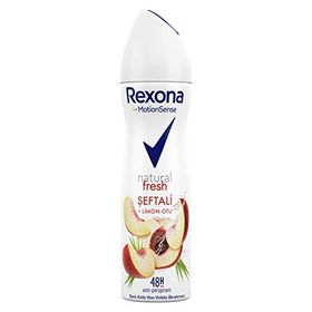 Rexona Motion Sense Natural Şeftali ve Limon Otu 150 ml Antiperspirant Kadın Sprey Deodorant