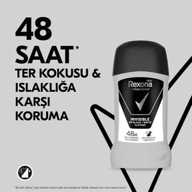Rexona Motionsense Invisible 50 gr Siyah Beyaz Stick Deodorant