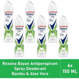 Rexona MotionSense Natural Fresh Bambu&Aloe Vera 6x150 ml Kadın Deodorant