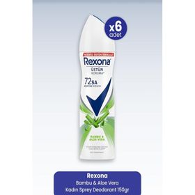 Rexona MotionSense Natural Fresh Bambu&Aloe Vera 6x150 ml Kadın Deodorant