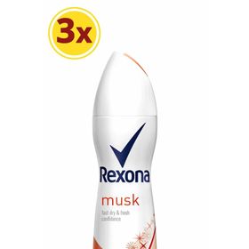 Rexona Musk 3x150 ml Kadın Deodorant